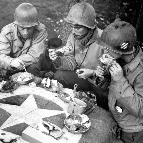 A alimentação das tropas