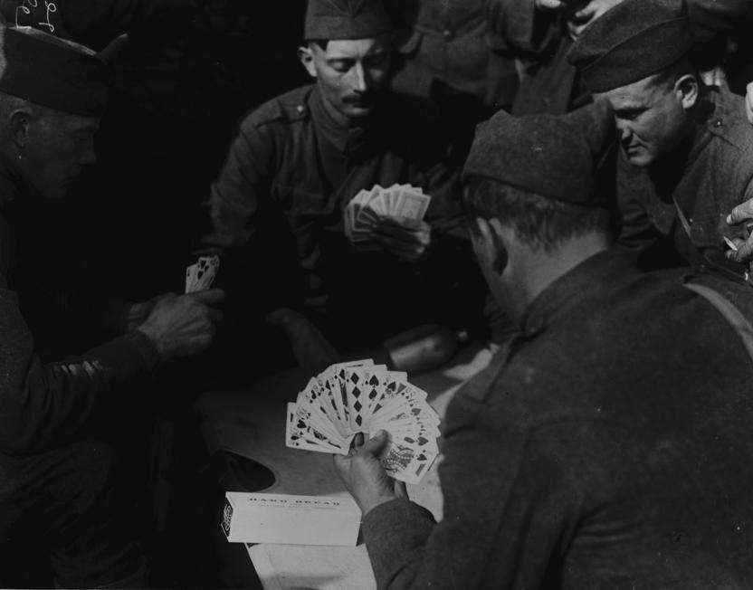 Mapas dentro de cartas de baralho