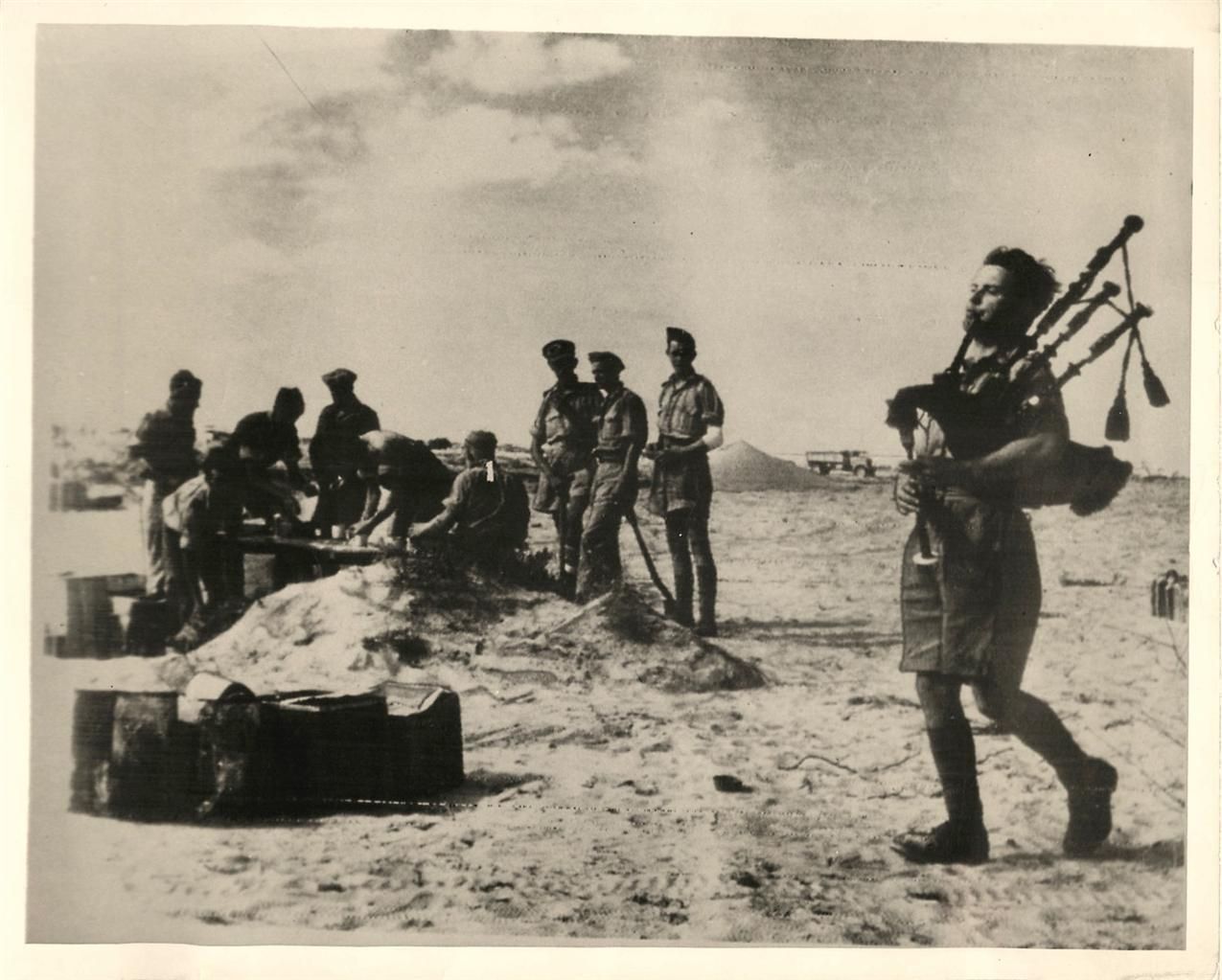 O Bagpiper nas Guerras