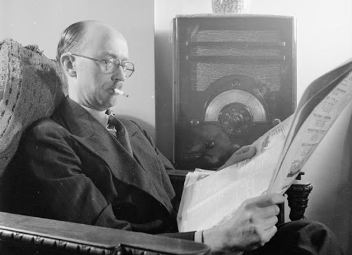 O falso programa de rádio britânico