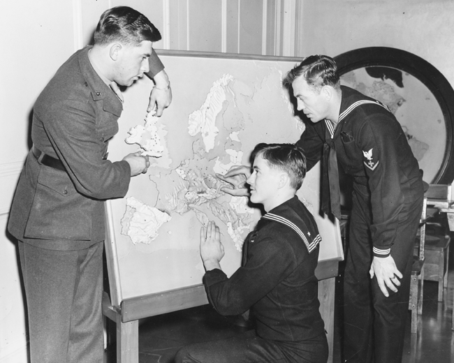 Veteranos cegos da II Guerra